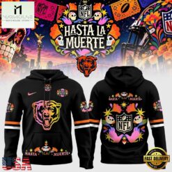 Chicago Bears NFL Hasta la Muerte 2026 Hoodie, Hot 3D Shirt Trend Chicago Bears Nfl Hasta LA Muerte 2026 Hoodie