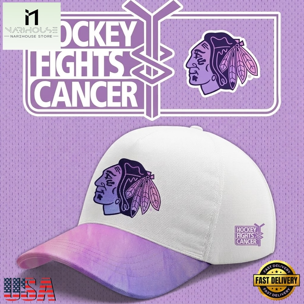 Chicago Blackhawks Hockey Fights Cancer Limited Edition 2026 Cap.jfif, Trending Cap Style Chicago Blackhawks Hockey Fights Cancer Limited Edition 2026 Cap.jfif, Trending Cap Style