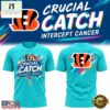 Cincinnati Bengals 2026 NFL Crucial Catch Blue T Shirt, Hot 3D Shirt Trend Cincinnati Bengals 2026 Nfl Crucial Catch Blue T Shirt