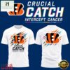 Cincinnati Bengals 2026 NFL Crucial Catch White T Shirt, Hot 3D Shirt Trend Cincinnati Bengals 2026 Nfl Crucial Catch White T Shirt