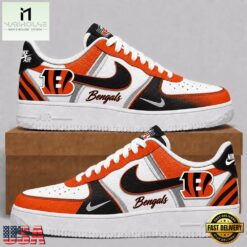 Cincinnati Bengals 2026 NFL Team Air Force 1 Shoes Sneakers, NFL Team AF1 Shoes Cincinnati Bengals 2026 Nfl Team Air Force 1 Shoes Sneakers