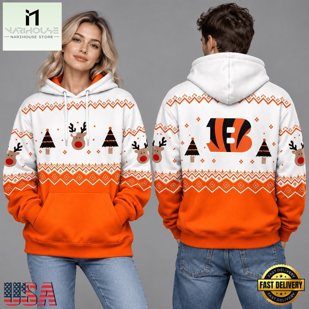 Cincinnati Bengals NFL Christmas 2026 Limited Edition Hoodie, NFL Sporty Shirt Cincinnati Bengals NFL Christmas 2026 Limited Edition Hoodie, NFL Sporty Shirt