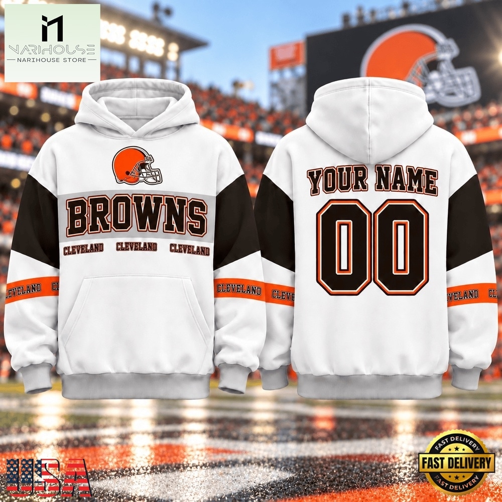 Cleveland Browns 2026 NFL Gridiron Heritage Varsity Hoodie, NFL Sporty Shirt Cleveland Browns 2026 NFL Gridiron Heritage Varsity Hoodie, NFL Sporty Shirt