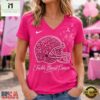 Cleveland Browns 2026 NFL Tackle Breast Cancer V neck T Shirt, Trendy NFL V Neck Tee Cleveland Browns 2026 Nfl Tackle Breast Cancer V Neck T Shirt
