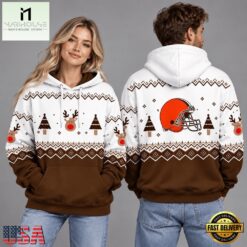 Cleveland Browns NFL Christmas 2026 Limited Edition Hoodie, NFL Sporty Shirt Cleveland Browns Nfl Christmas 2026 Limited Edition Hoodie