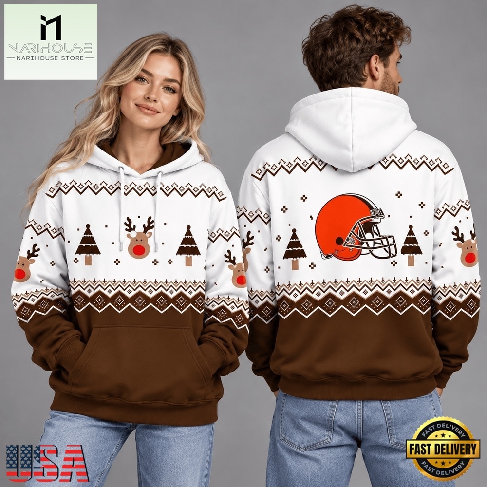 Cleveland Browns NFL Christmas 2026 Limited Edition Hoodie, NFL Sporty Shirt Cleveland Browns NFL Christmas 2026 Limited Edition Hoodie, NFL Sporty Shirt