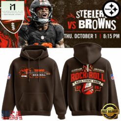 Cleveland Browns Rock and Roll Hall of Fame Game 2026 Hoodie, Popular 3D Music Tee Cleveland Browns Rock And Roll Hall OF Fame Game 2026 Hoodie