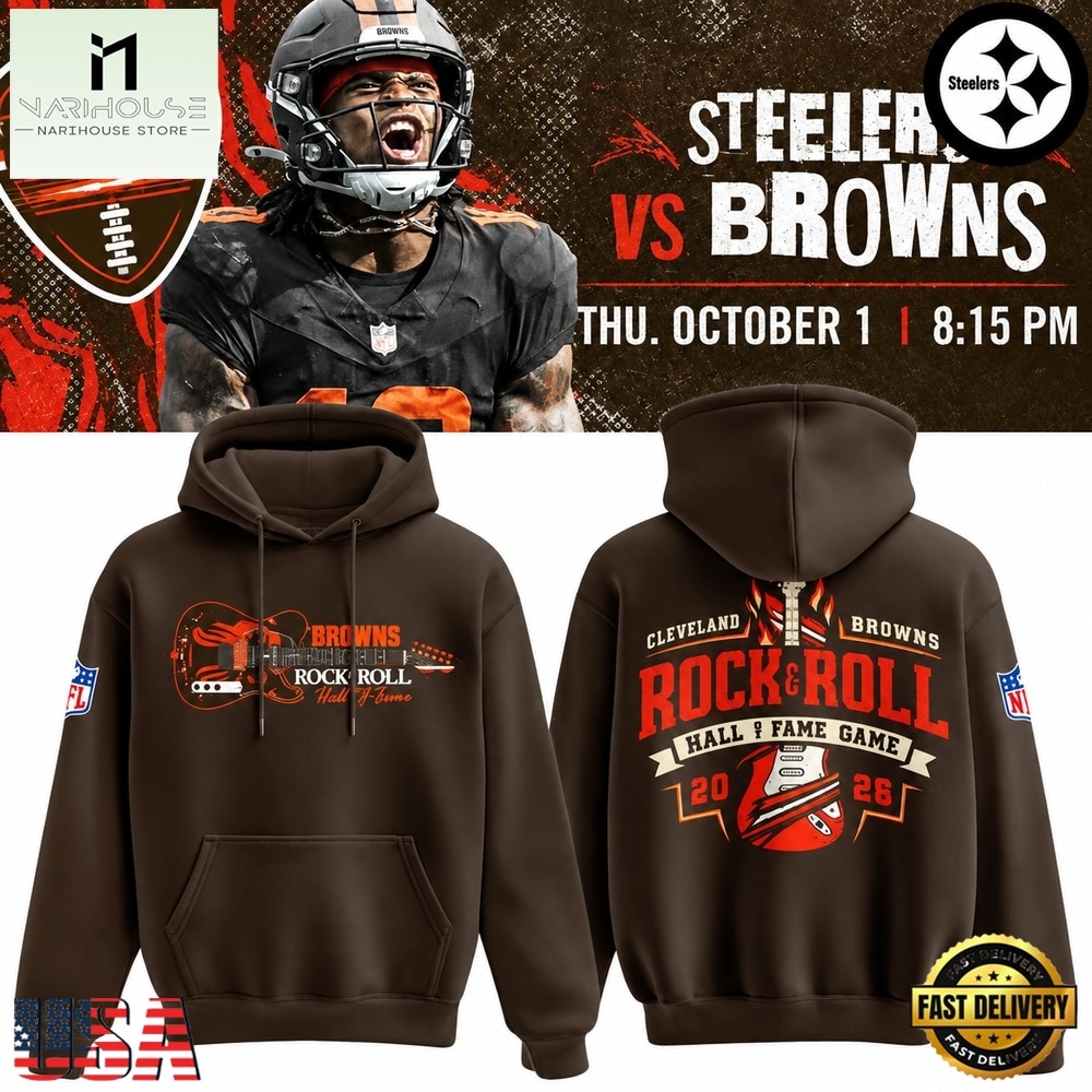 Cleveland Browns Rock and Roll Hall of Fame Game 2026 Hoodie, Popular 3D Music Tee Cleveland Browns Rock and Roll Hall of Fame Game 2026 Hoodie, Popular 3D Music Tee
