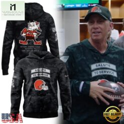 Cleveland Browns Salute to Service Sideline 2026 Hoodie, Hot 3D Shirt Trend Cleveland Browns Salute TO Service Sideline 2026 Hoodie