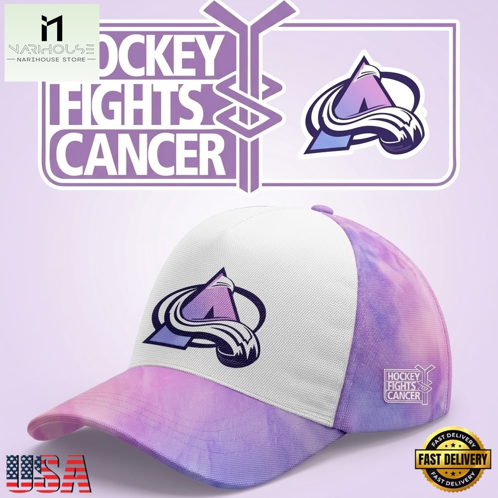 Colorado Avalanche Hockey Fights Cancer Limited Edition 2026 Cap.jfif, Trending Cap Style Colorado Avalanche Hockey Fights Cancer Limited Edition 2026 Cap.jfif, Trending Cap Style