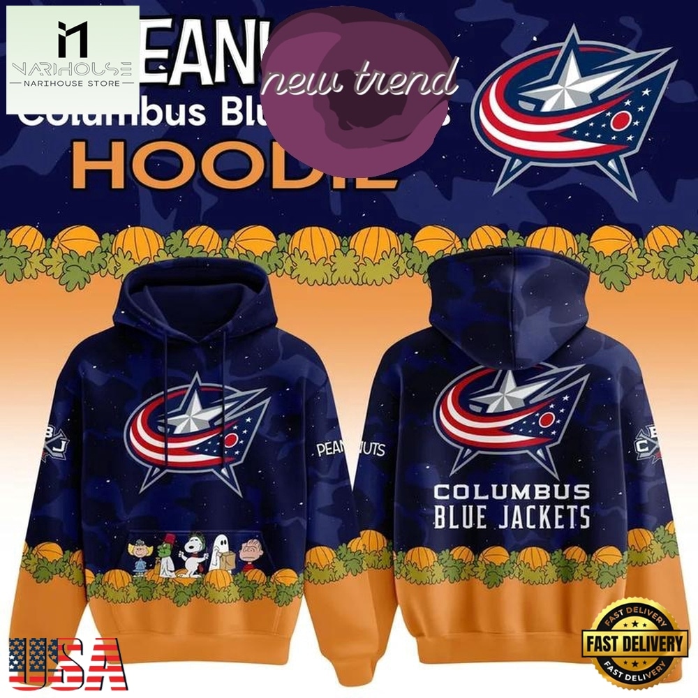 Columbus Blue Jackets x Peanuts Spooktacular 2026 Limited Edition Hoodie, Hot 3D Shirt Trend Columbus Blue Jackets x Peanuts Spooktacular 2026 Limited Edition Hoodie, Hot 3D Shirt Trend