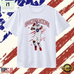 Curtis Samuel number 0 Buffalo Bills cookies dance NFL football T Shirt, Stylish 2D Graphic Shirt Curtis Samuel Number 0 Buffalo Bills Cookies Dance Nfl Football T Shirt