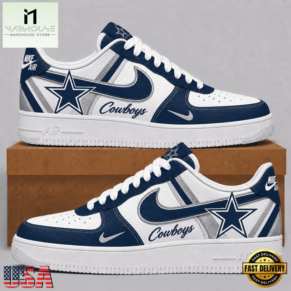 Dallas Cowboys 2026 NFL Team Air Force 1 Shoes Sneakers, NFL Team AF1 Shoes Dallas Cowboys 2026 NFL Team Air Force 1 Shoes Sneakers, NFL Team AF1 Shoes