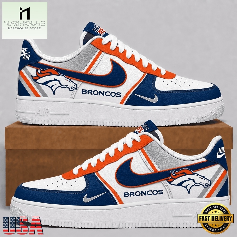 Denver Broncos 2026 NFL Team Air Force 1 Shoes Sneakers, NFL Team AF1 Shoes Denver Broncos 2026 NFL Team Air Force 1 Shoes Sneakers, NFL Team AF1 Shoes