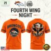 Denver Broncos Fourth Wing Night 2026 Limited Edition T Shirt, Hot 3D Shirt Trend Denver Broncos Fourth Wing Night 2026 Limited Edition T Shirt