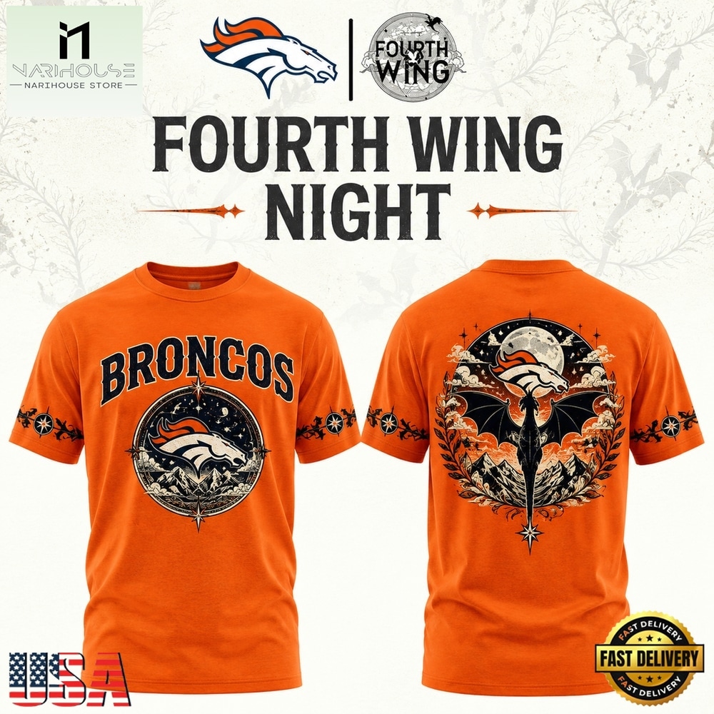 Denver Broncos Fourth Wing Night 2026 Limited Edition T Shirt, Hot 3D Shirt Trend Denver Broncos Fourth Wing Night 2026 Limited Edition T Shirt, Hot 3D Shirt Trend