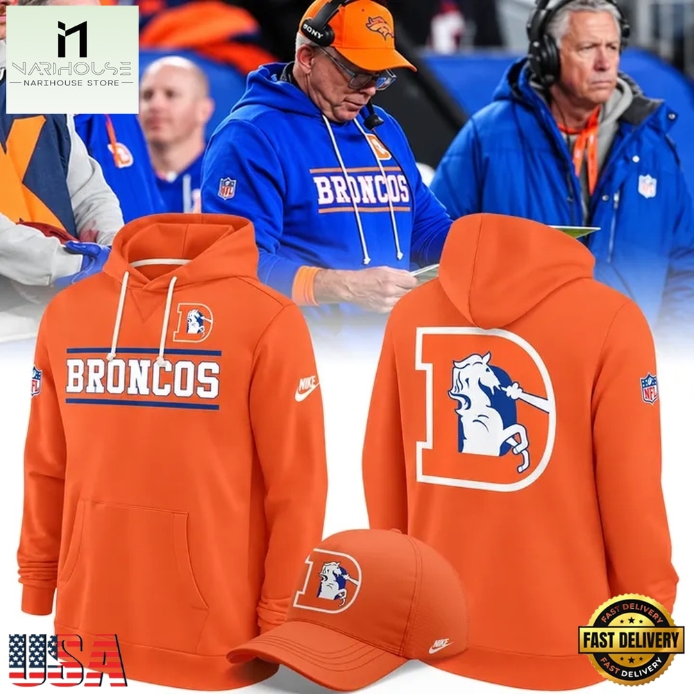 Denver Broncos Throwback Limited Edition Orange Hoodie, Hot 3D Shirt Trend Denver Broncos Throwback Limited Edition Orange Hoodie, Hot 3D Shirt Trend
