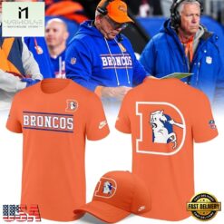 Denver Broncos Throwback Limited Edition Orange T Shirt, Hot 3D Shirt Trend Denver Broncos Throwback Limited Edition Orange T Shirt