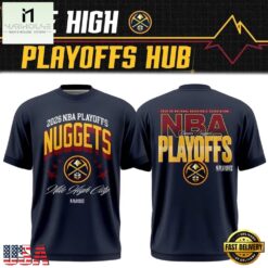 Denver Nuggets Mile High 2026 Playoffs T Shirt, Hot 3D Shirt Trend Denver Nuggets Mile High 2026 Playoffs T Shirt