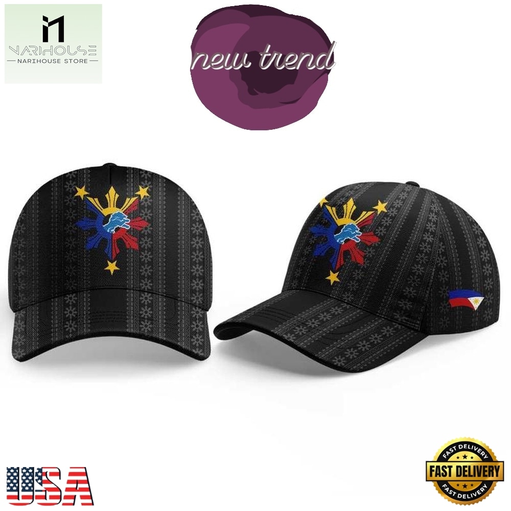 Detroit Lions 2026 Filipino Heritage Night Limited Edition Cap, Trending Cap Style Detroit Lions 2026 Filipino Heritage Night Limited Edition Cap, Trending Cap Style