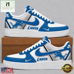 Detroit Lions 2026 NFL Team Air Force 1 Shoes Sneakers, NFL Team AF1 Shoes Detroit Lions 2026 Nfl Team Air Force 1 Shoes Sneakers