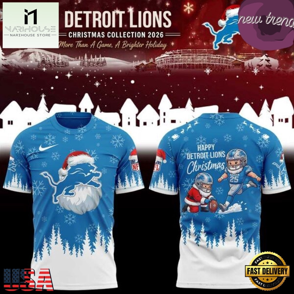 Detroit Lions Christmas Collection 2026 T Shirt, Hot 3D Shirt Trend Detroit Lions Christmas Collection 2026 T Shirt, Hot 3D Shirt Trend