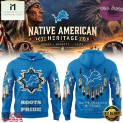 Detroit Lions Native American Heritage 2026 Hoodie, Hot 3D Shirt Trend Detroit Lions Native American Heritage 2026 Hoodie