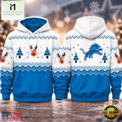 Detroit Lions NFL Christmas Game Day Hoodie Shirt, NFL Sporty Shirt Detroit Lions Nfl Christmas Game Day Hoodie Shirt