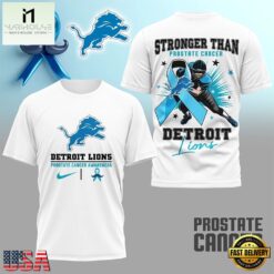 Detroit Lions NFL Prostate Cancer Awareness Month 3D Shirt, NFL Sporty Shirt Detroit Lions Nfl Prostate Cancer Awareness Month 3D Shirt