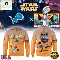 Detroit Lions x Star Wars Super Bowl LXI All Team 2027 Hoodie, Hot 3D Shirt Trend Detroit Lions X Star Wars Super Bowl Lxi All Team 2027 Hoodie