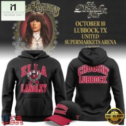 Ella Langley x Texas Tech Red Raiders 2026 Limited Edition Hoodie, Popular 3D Music Tee Ella Langley X Texas Tech Red Raiders 2026 Limited Edition Hoodie