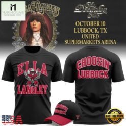 Ella Langley x Texas Tech Red Raiders 2026 Limited Edition T Shirt, Popular 3D Music Tee Ella Langley X Texas Tech Red Raiders 2026 Limited Edition T Shirt