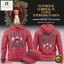 Exclusive City Edition Ella Langley x Texas Tech Red Raiders Hoodie 2026, Popular 3D Music Tee Exclusive City Edition Ella Langley X Texas Tech Red Raiders Hoodie 2026