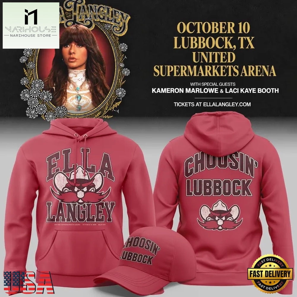 Exclusive City Edition Ella Langley x Texas Tech Red Raiders Hoodie 2026, Popular 3D Music Tee Exclusive City Edition Ella Langley x Texas Tech Red Raiders Hoodie 2026, Popular 3D Music Tee