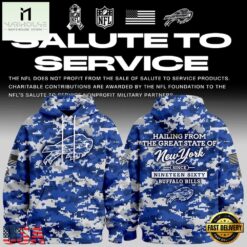 Exclusive Version Buffalo Bills Salute to Service Hoodie 2026, Hot 3D Shirt Trend Exclusive Version Buffalo Bills Salute TO Service Hoodie 2026