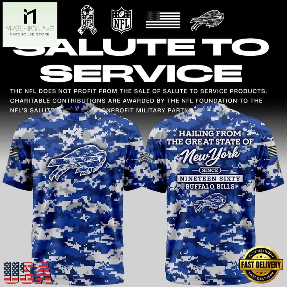 Exclusive Version Buffalo Bills Salute to Service T Shirt 2026, Hot 3D Shirt Trend Exclusive Version Buffalo Bills Salute to Service T Shirt 2026, Hot 3D Shirt Trend