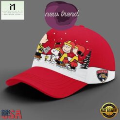 Florida Panthers x Peanuts Night 2026 Limited Edition Cap, Trending Cap Style Florida Panthers X Peanuts Night 2026 Limited Edition Cap