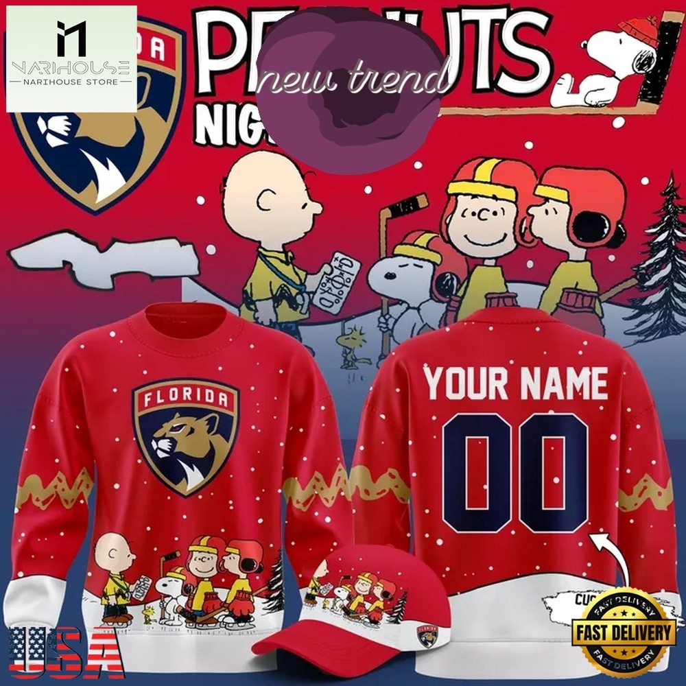 Florida Panthers x Peanuts Night 2026 Limited Edition Sweatshirt, Hot 3D Shirt Trend Florida Panthers x Peanuts Night 2026 Limited Edition Sweatshirt, Hot 3D Shirt Trend