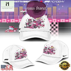 Formula 1 x Hello Kitty and Friends F1 Las Vegas 2026 Graphic Classic Cap, Trending Cap Style Formula 1 X Hello Kitty And Friends F1 Las Vegas 2026 Graphic Classic Cap