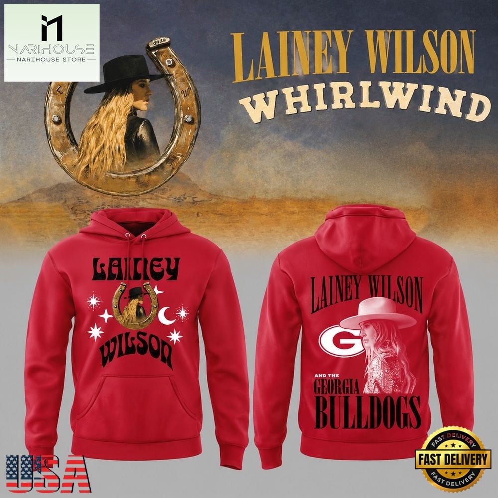 Georgia Bulldogs x Lainey Wilson WHIRLWIND Event Show 2026 Red Hoodie, Popular 3D Music Tee Georgia Bulldogs x Lainey Wilson WHIRLWIND Event Show 2026 Red Hoodie, Popular 3D Music Tee