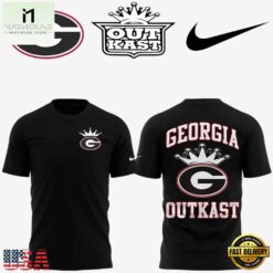 Georgia Bulldogs x Outkast Black Exclusive Edition 2026 Black T Shirt, Popular 3D Music Tee Georgia Bulldogs X Outkast Black Exclusive Edition 2026 Black T Shirt