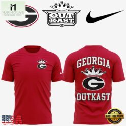 Georgia Bulldogs x Outkast Black Exclusive Edition 2026 Red T Shirt, Popular 3D Music Tee Georgia Bulldogs X Outkast Black Exclusive Edition 2026 Red T Shirt