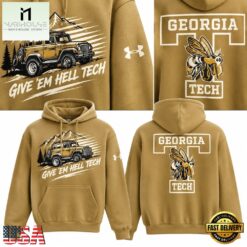 Georgia Tech Football 2026 Reck Day Give ‘Em Hell Tech Hoodie, Hot 3D Shirt Trend Georgia Tech Football 2026 Reck Day Give EM Hell Tech Hoodie
