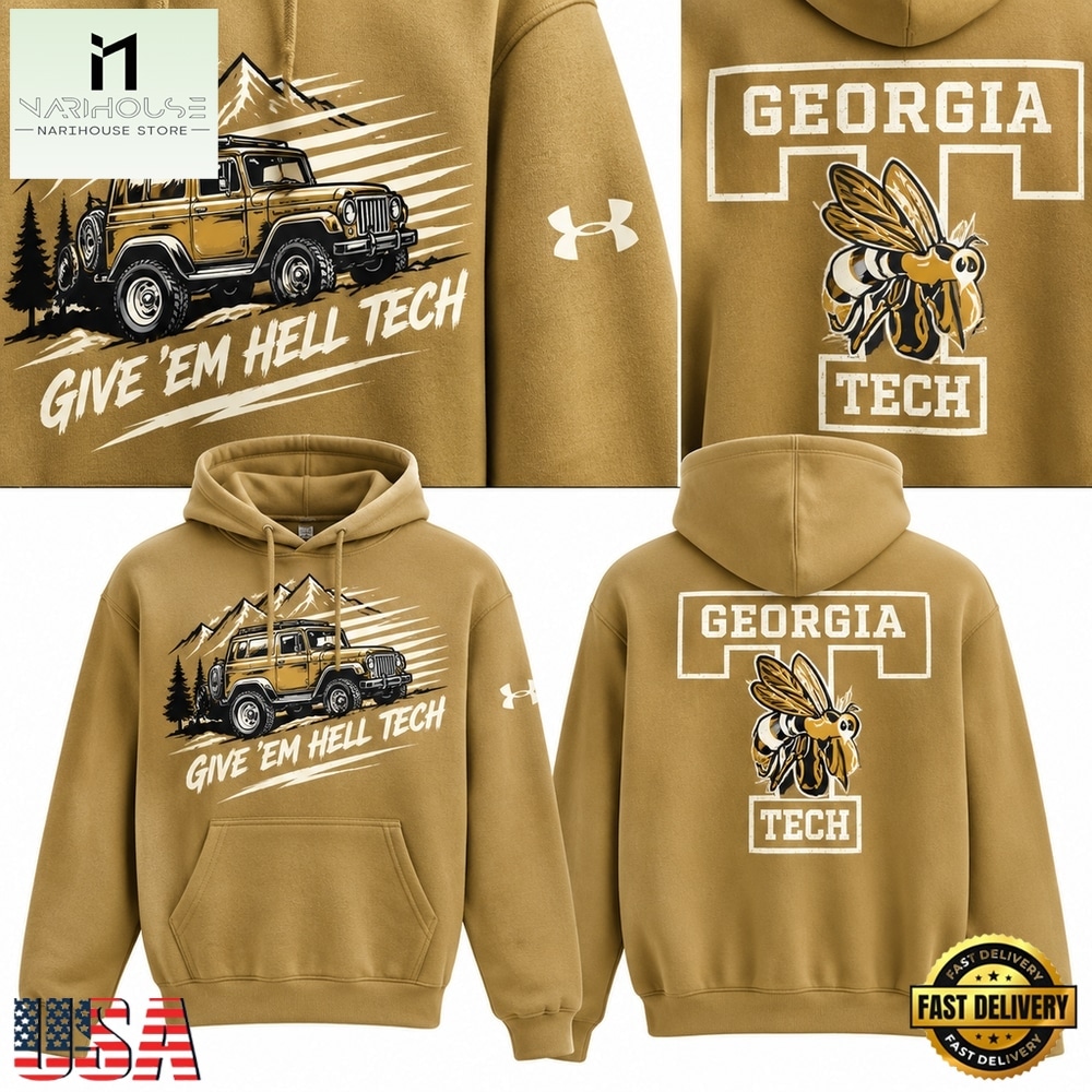 Georgia Tech Football 2026 Reck Day Give ‘Em Hell Tech Hoodie, Hot 3D Shirt Trend Georgia Tech Football 2026 Reck Day Give ‘Em Hell Tech Hoodie, Hot 3D Shirt Trend