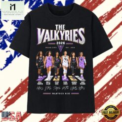 Golden State Valkyries 2026 Players Abbey Road Signatures T Shirt, Stylish 2D Graphic Shirt Golden State Valkyries 2026 Players Abbey Road Signatures T Shirt
