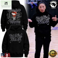 Golden State Valkyries Playa Society Black Shattered Glass Graphic Hoodie, Hot 3D Shirt Trend Golden State Valkyries Playa Society Black Shattered Glass Graphic Hoodie