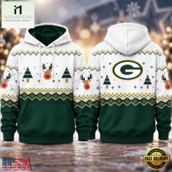 Green Bay Packers NFL Christmas Game Day Hoodie Shirt, NFL Sporty Shirt Green Bay Packers Nfl Christmas Game Day Hoodie Shirt