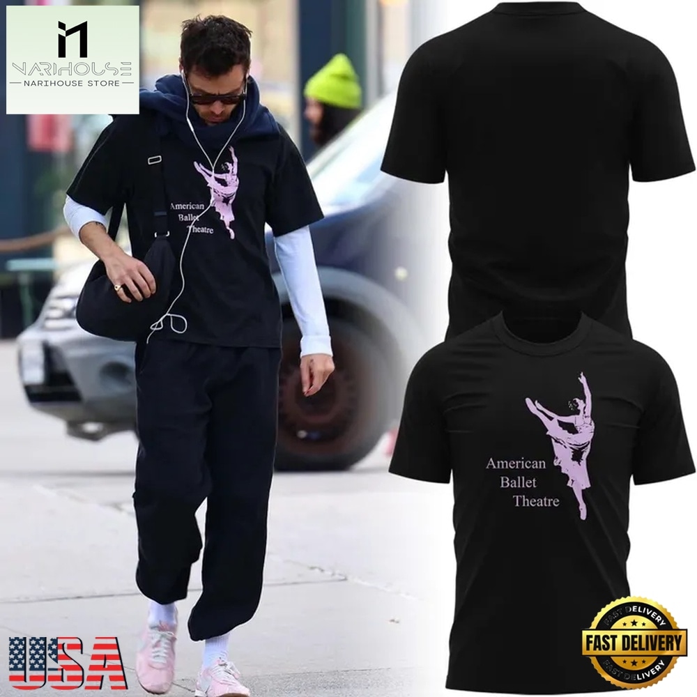 Harry Styles American Ballet Theatre T Shirt, Popular 3D Music Tee Harry Styles American Ballet Theatre T Shirt, Popular 3D Music Tee