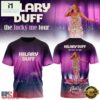 Hilary Duff The Lucky Me Tour 2027 Signed T Shirt, Popular 3D Music Tee Hilary Duff The Lucky ME Tour 2027 Signed T Shirt