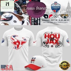 Houston Texans 2026 London Game Special New Graphic T Shirt, Hot 3D Shirt Trend Houston Texans 2026 London Game Special New Graphic T Shirt
